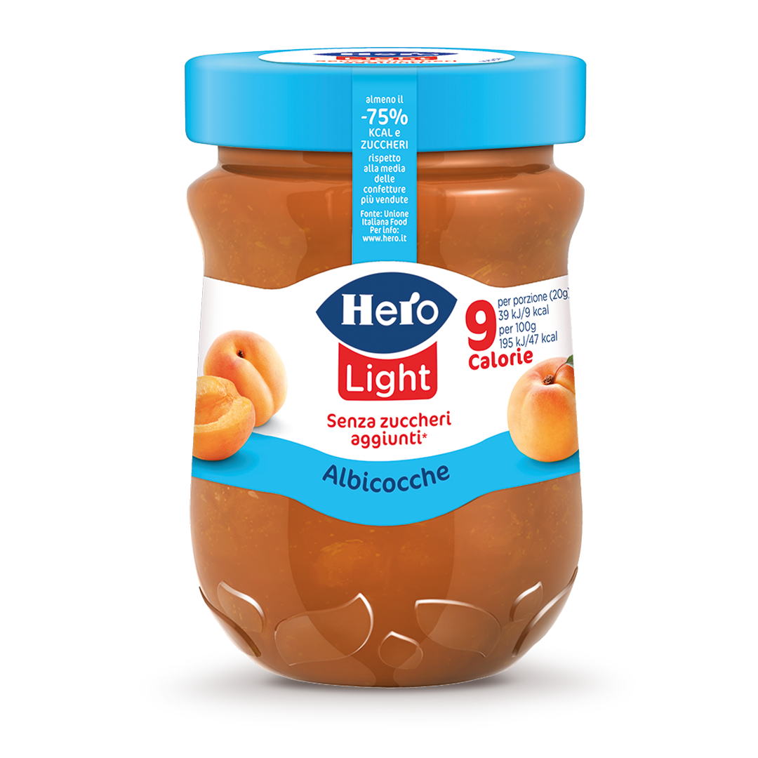 Confettura Hero Light Albicocche
