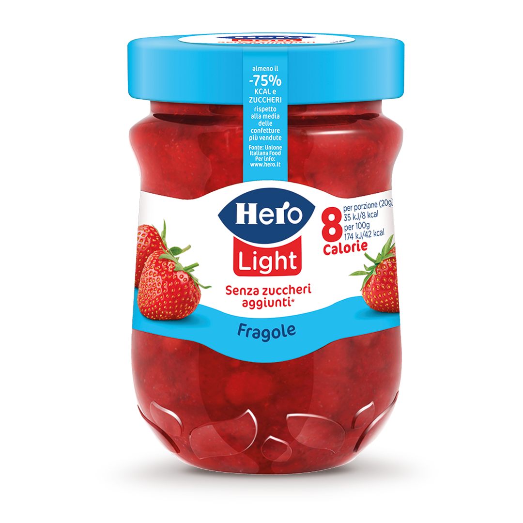 Confettura Hero Light Fragole